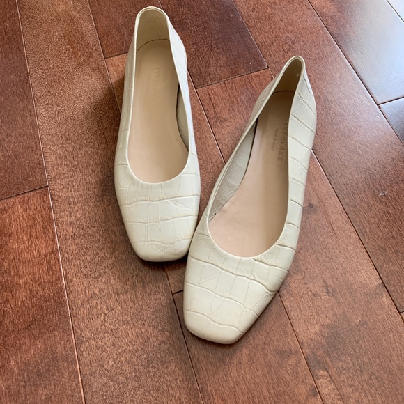 Everlane Croc-Embossed Flats - Picture 3 of 6